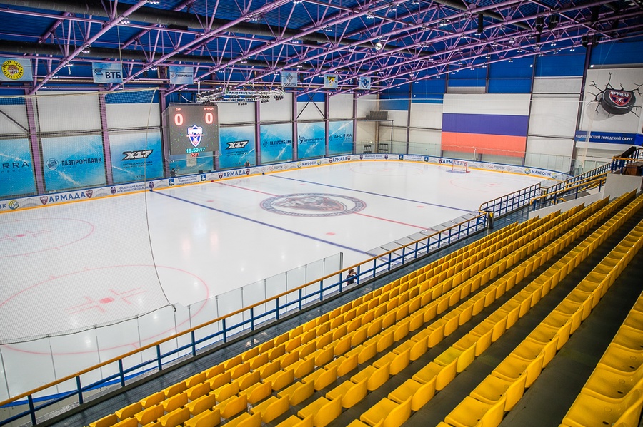 Ледовый текст 2, Глава Одинцовского округа проверил качество ремонта главной ледовой арены муниципалитета