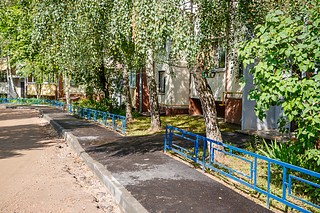 В городке Кубинка-8 проводится комплексное благоустройство территории