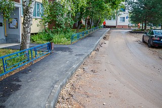 В городке Кубинка-8 проводится комплексное благоустройство территории