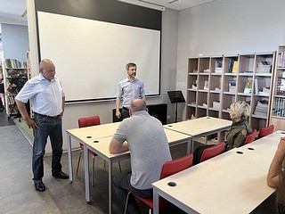 Роман Трошин провел встречу с участниками ЛИТО «Новоивановская Муза»