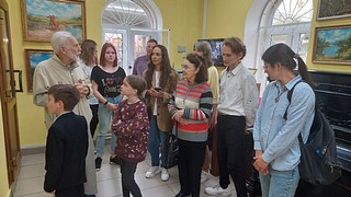 В Одинцовском историко-краеведческом музее открылась выставка «Моя Россия» художника Анатолия Попова