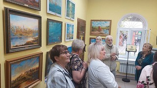 В Одинцовском историко-краеведческом музее открылась выставка «Моя Россия» художника Анатолия Попова