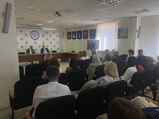 Дмитрий Голубков обсудил с сотрудниками ИФНС № 22 итоги декларационной кампании 2023 года