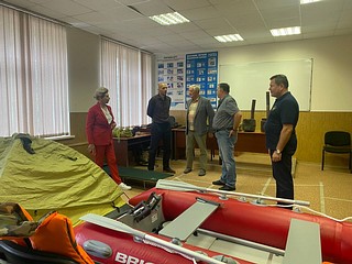 Дмитрий Голубков ознакомился с работой одинцовского ДОСААФ