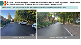 В Одинцовском городском округе продолжаются ремонты дворовых территорий