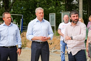 Андрей Иванов: Строительная готовность стадиона на территории Введенской школы № 3 в Звенигороде составляет 60%