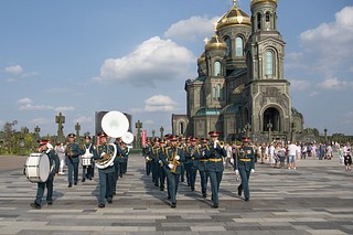 Седьмой сезон программы «Военные оркестры в парках» завершился у стен Главного храма Вооруженных Сил России