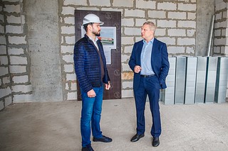 Глава Одинцовского городского округа Андрей Иванов проинспектировал ход строительства детского сада на 380 воспитанников в ЖК «Лайково»