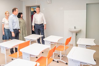 Андрей Иванов проверил завершающий этап капитального ремонта Старогородковской специальной школы им. А. В. Фурагиной