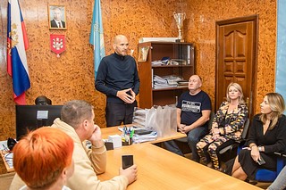 Итоги работы звенигородского учреждения «ЗРЭС» в первом полугодии обсудили на встрече с Дмитрием Голубковым
