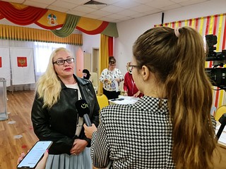 Ольга Кравченко приняла участие в голосовании на выборах губернатора Московской области