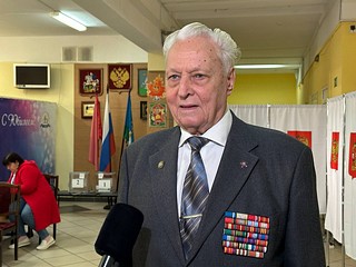 Член окружной Общественной палаты Леонас Крегжде проголосовал на выборах губернатора Московской области