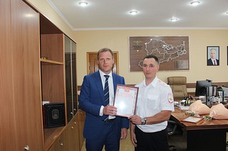 Сотрудников отдела по исполнению административного законодательства одинцовского УМВД поздравили с профессиональным праздником