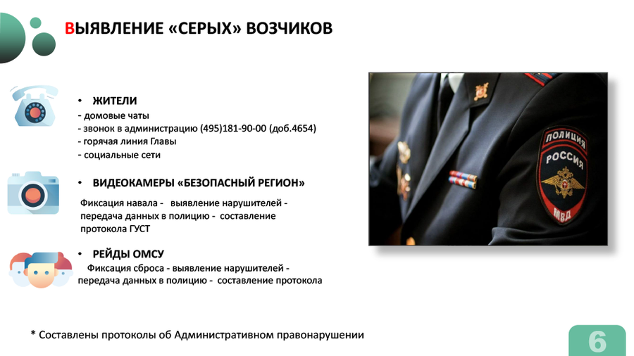 Мусор ВКС 6, В Одинцовском округе проведено более 60 рейдов по выявлению «серых возчиков»