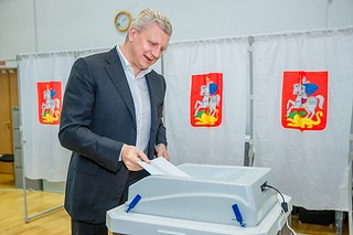 Андрей Иванов проголосовал на выборах губернатора Московской области