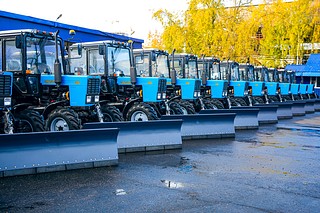 Глава Одинцовского округа Андрей Иванов проверил готовность коммунально-уборочной техники к зимнему периоду