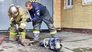В Одинцовском городском округе работники ГКУ МО «Мособлпожспас» провели урок безопасности с московскими студентами