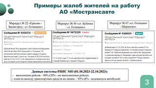 На еженедельном совещании главы Одинцовского округа обсудили качество работы общественного транспорта