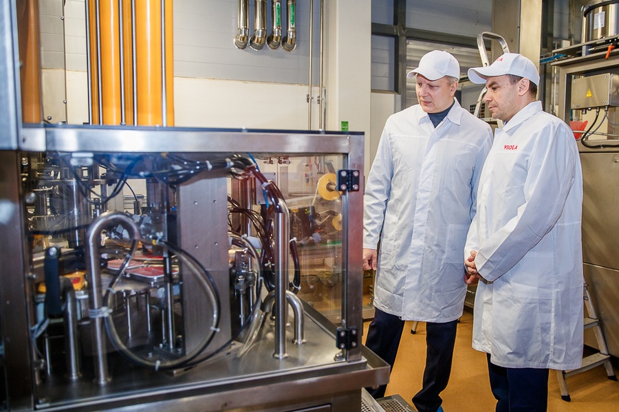 VLR s, Глава Одинцовского городского округа Андрей Иванов посетил завод по производству молока и молочной продукции «Виола» в Ершово