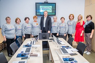Глава Одинцовского округа Андрей Иванов встретился с участниками проекта «Активное долголетие»