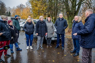 Глава Одинцовского округа Андрей Иванов проверил благоустройство дворовых территорий в Саввинской Слободе