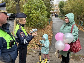 В Одинцовском городском округе автоинспекторы провели акцию «Засветись»