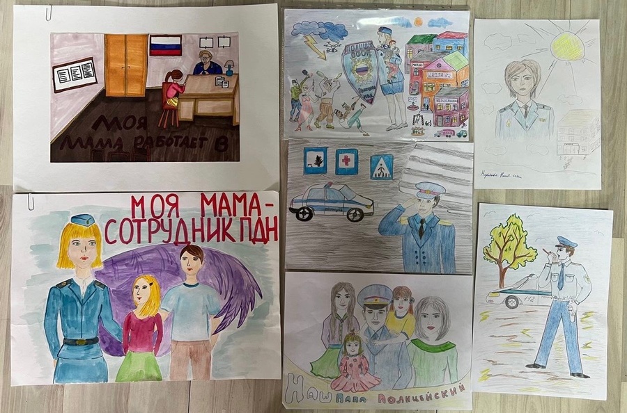 05 10 23 04 59 1, В Одинцовском округе полицейские и общественники подвели итоги конкурса детского рисунка «Мои родители работают в полиции»