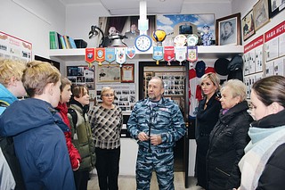 Председатель Совета ветеранов УМВД Александр Тарасов провёл в Одинцово «Урок мужества» для подростков
