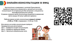 Онлайн-консультация в МФЦ