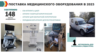 В 2023 году в Одинцовскую областную больницу будет поставлено 163 единицы медицинского оборудования