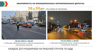 В 2023 году на автомобильных дорогах Одинцовского округа зафиксировано снижение количества погибших на 18%