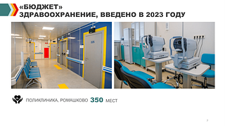 «Бюджет». Здравоохранение, введено в 2023 году
