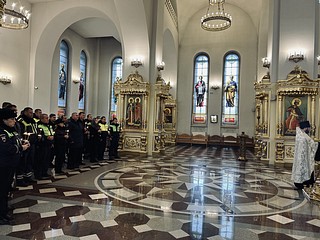 В преддверии «Всемирного дня памяти жертв ДТП» сотрудники Госавтоинспекции приняли участие в панихиде