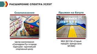 Расширение спектра услуг