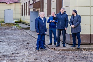 Благоустройство территории Звенигородского стационара ООБ проверил Андрей Иванов