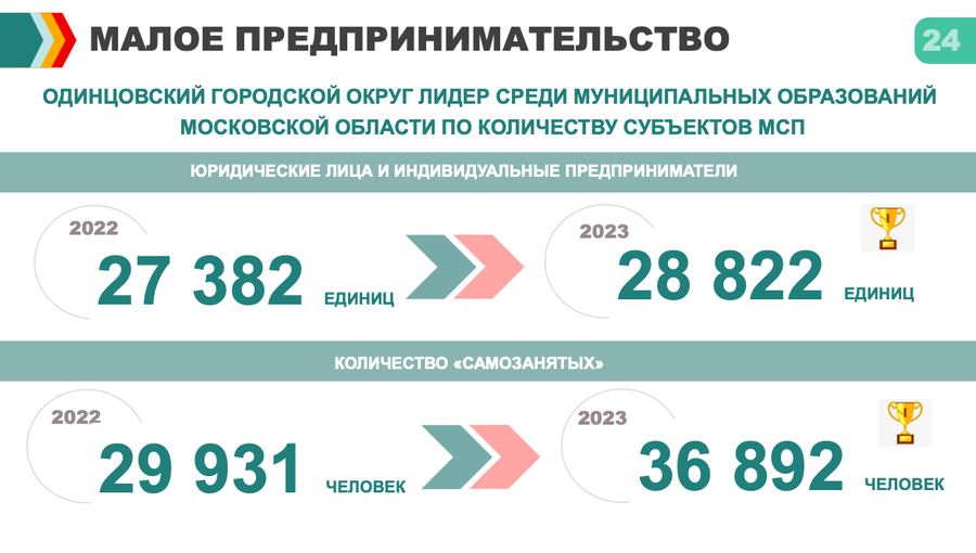 Снимок экрана 11 20 в 17.29.06, В 2023 году более 50 одинцовских предпринимателей получили поддержку по итогам областных конкурсов