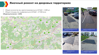 Ямочный ремонт на дворовых территориях