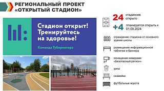 Региональный проект «Открытый стадион»
