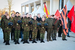 Торжественная церемония закрытия регионального этапа «Вахты Памяти — 2023» состоялась 18 ноября в музейном комплексе Зои Космодемьянской в Рузском городском округе