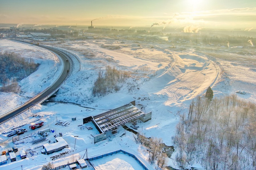 ЦКАД текст 1, В Одинцовском округе начался монтаж пролета моста через реку Большую Вяземку