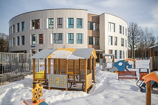 Глава Одинцовского округа Андрей Иванов осмотрел новый муниципальный детский сад на 170 мест, который построила группа компаний «Инград» на улице Маршала Бирюзова в Одинцово