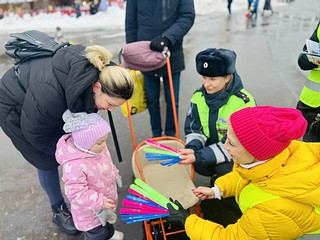 Одинцовская Госавтоинспекция провела профилактическое мероприятие «Зимние каникулы»