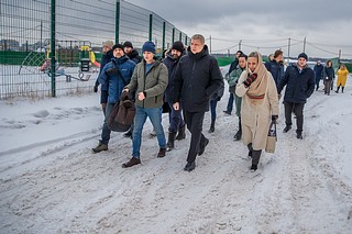 Глава Одинцовского округа Андрей Иванов встретился с жителями ЖК «Город-событие Лайково»