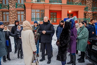Глава Одинцовского округа Андрей Иванов встретился с жителями ЖК «Город-событие Лайково»