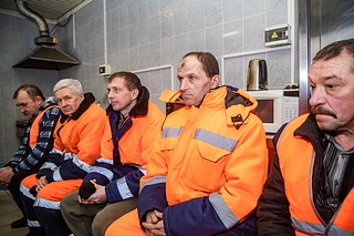 Андрей Иванов проверил условия труда и отдыха сотрудников МБУ «Одинцовское городское хозяйство»