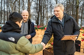 Министр спорта Московской области Дмитрий Абаренов и глава Одинцовского городского округа Андрей Иванов наградили лучших спортсменов муниципалитета