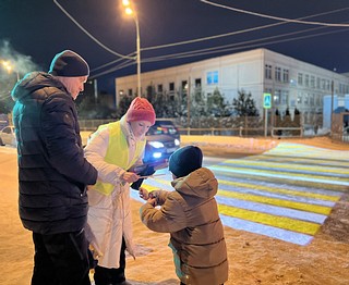 Сотрудники Одинцовской Госавтоинспекции провели рейд вместе с родительским патрулем
