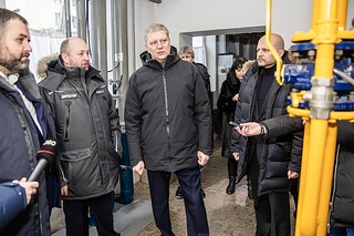 Андрей Иванов осмотрел систему отопления в диагностическом отделении Звенигородского подразделения ООБ