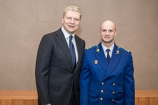 Андрей Иванов поздравил сотрудников Одинцовской городской прокуратуры с профессиональным праздником
