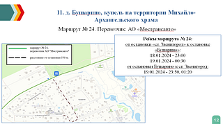 Бушарино, купель на территории Михайло-Архангельского храма. Маршрут № 24